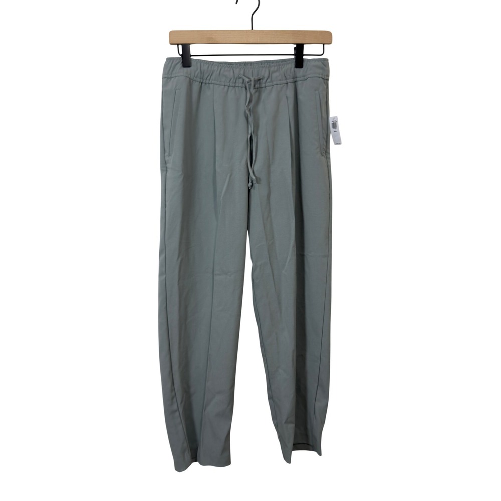 NWT Old Navy Billie Petite High Rise Sage Green Drawstring Straight Leg Pants